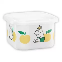 Mummi Emaljekrukke med lokke - Epler