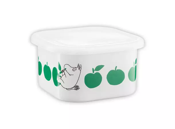 Mummi Emaljekrukke med lokke - Epler