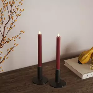 DeLuxe LED Kronelys 24 cm 2 pk,