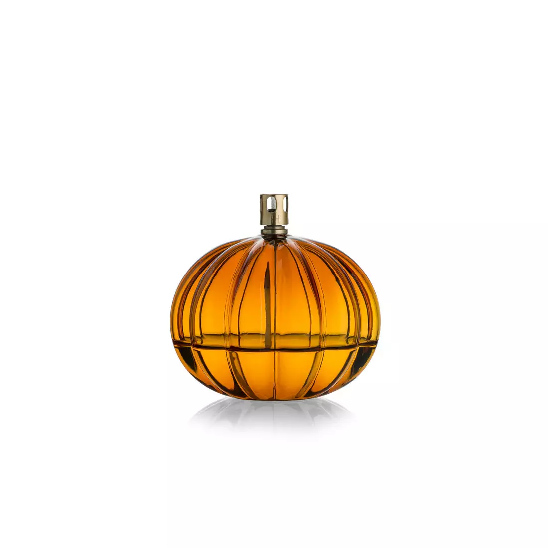 Aurora Oljelampe rund Amber 11cm