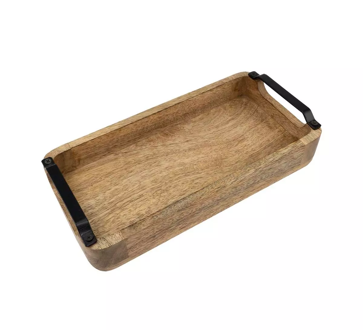 Antikk fat med sort håndtak