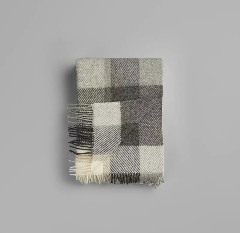 Røros Pledd Myrull Natural Throw