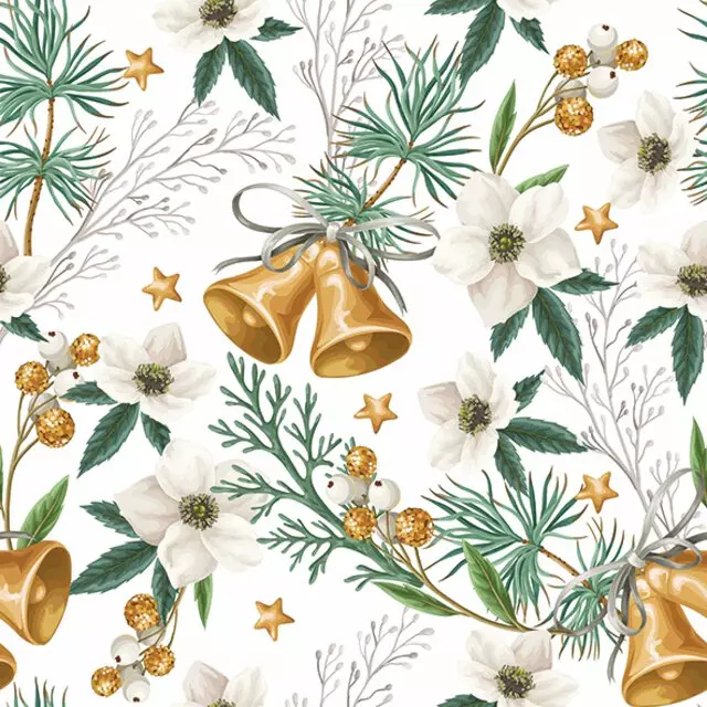 AmbienteServiett Lunch HELLEBORUS and BELLS