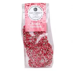 Amundsen Sjokoladehjerter med strøssel