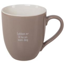 Krus "Lykken er å ha en som deg"