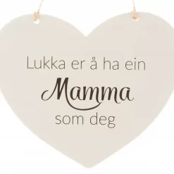 BC Metallskilt Lukka er å ha en mamma som deg