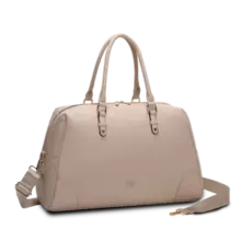 LYCKE Saga weekendbag liten beige