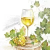 IHR Vin blanc lunch 33x33cm