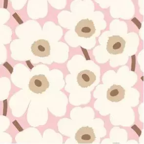 Marimekko serviett lunsj mini unikko pink sand