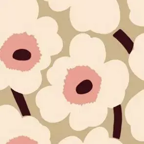 Marimekko serviett lunsj beige pink