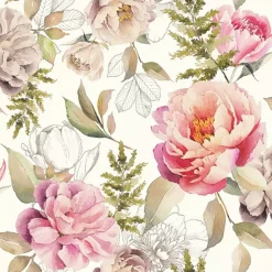 Ambiente servietter Lunch 33x33 cm,Peonies Composition Cream