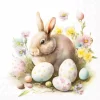 Ambiente servietter Lunch 33x33 cm,Bunny and eggs