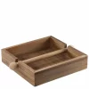 JUA Serviettholder i tre L23,5 B19 H4,5 cm nature