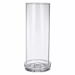 Cindy - Lysestake Kronelys Klar 11x11x30cm Glass