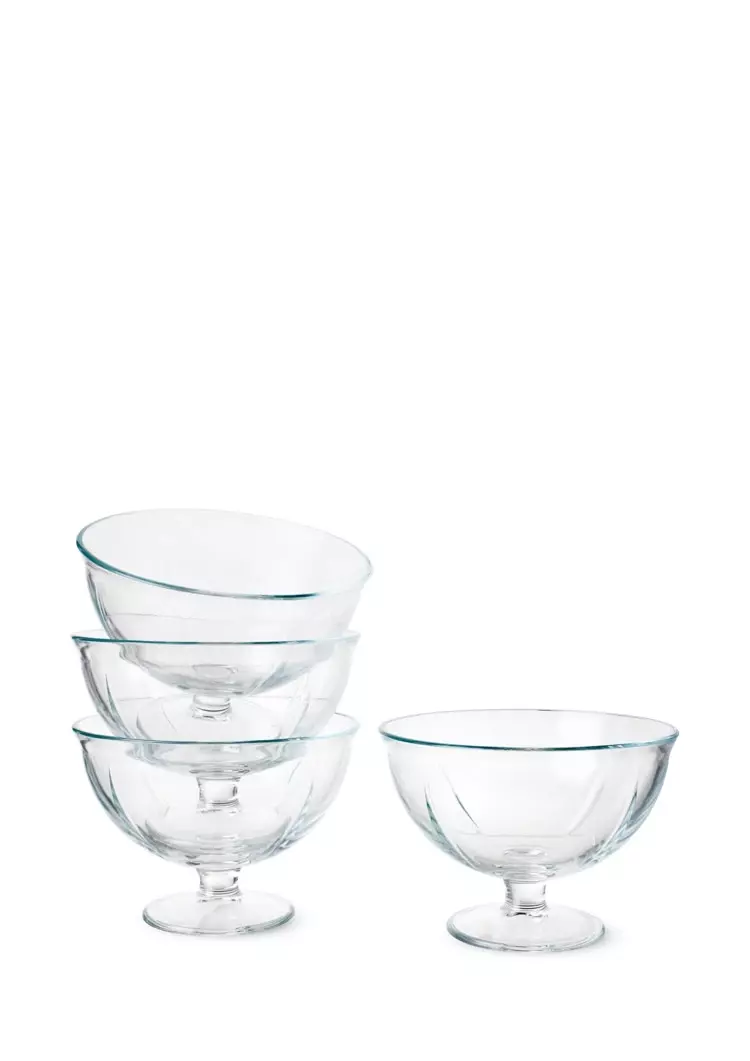 Grand Cru Soft Glass skål Ø12 cm klar 4 stk