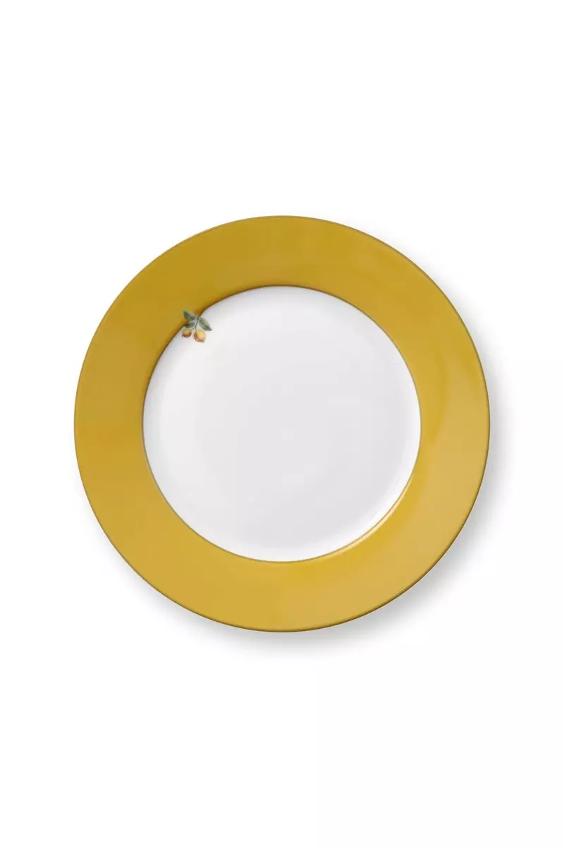Pip Studio Asjett Lilly&Lotus Uni Yellow 21 cm