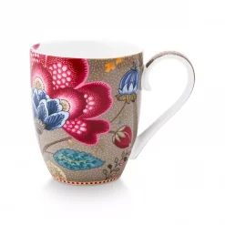 Pip Studio Krus XL Blooming Tales Fantasy Khaki