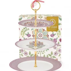 Pip Studio 3 etasjes kakefat Lilly&Lotus lilac