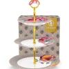 Pip Studio 3 etasjes kakefat Blooming Tales Fantasy khaki