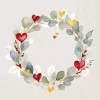 Ambiente Servietter lunch, Eucalyptus Wreath green