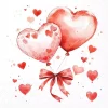 Ambiente Servietter lunch, Balloon hearts