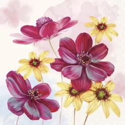 Ihr serviett lunsj chocolate flowers cream