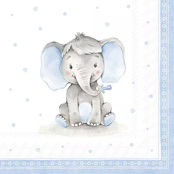 IHR BABY ELEPHANT light blue
