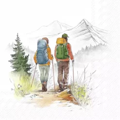 Ihr serviett lunsj hiking