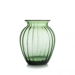 Emily Optikk Vase 23 cm Grønn
