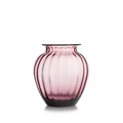 Emily Optikk Vase 23 cm Rosa