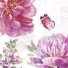 IHR JARDIN ROSE white buffe 33x42cm