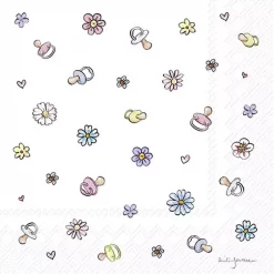 IHR Baby shower kaffe 25x25cm