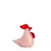 Hadeland GLASSHØNE ROSA 8 CM