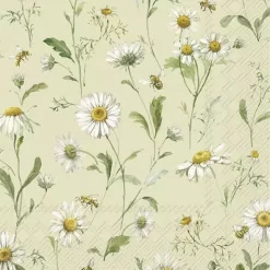 Ihr Lunsj Daisies light green