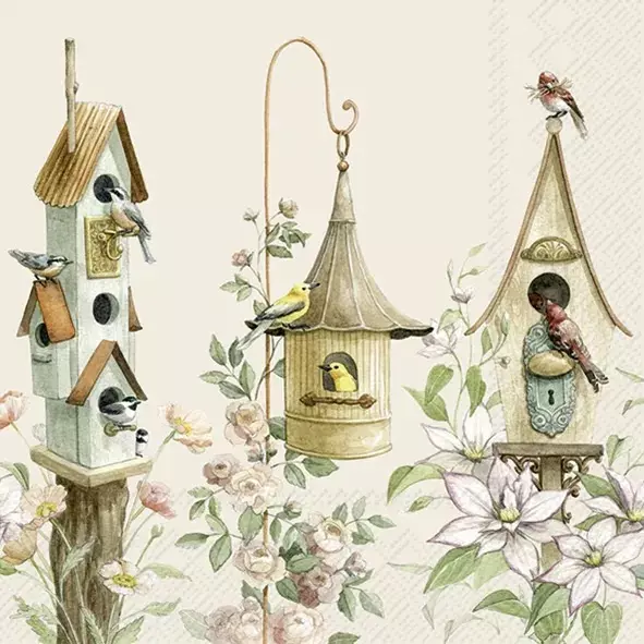 Ihr Three birdhouses Lunsj