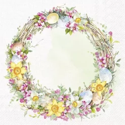 Ihr Happy easter wreath kaffe