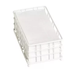 IHR Serviettholder hvit metal buffet