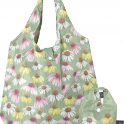 Shopper Pastel Garden Green 43x10x58cm 100% polyester