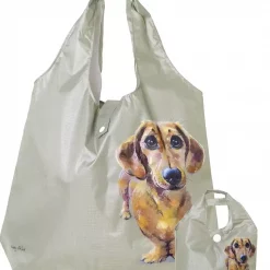 Shopper Dog Buddy linen 100% polyester 43x10x58cm