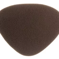 Glassbrikke PU-skinn 11,5x9cm sort 6 stk