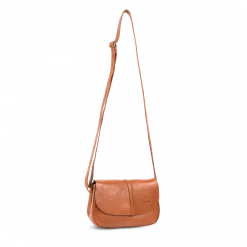House of Sajaco Skinnveske Flap bag Chic Boho-Cognac