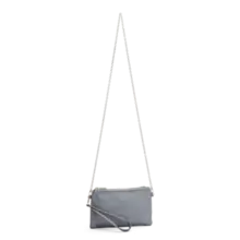 LYCKE Partyveske toppzip pewter