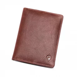 North Pioner Pass omslag i skinn cognac