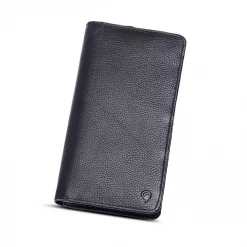 North Pioner Reisedokumentmappe i skinn svart