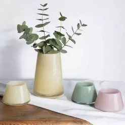 Hadeland DUGG Vase gul 20 cm