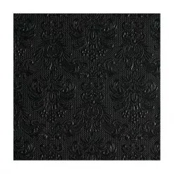 Elegance Serviett 33x33,Svart