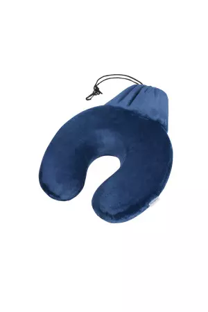 MEMORY FOAM PILLOW POUCH, Midnight Blue