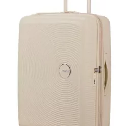 American Tourister SOUNDBOX SPINNER 77/28 TSA EXP COCONUT SAND