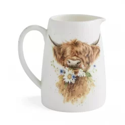 WRENDALE Posy Jug Highland Cow