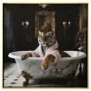 BØRSCOMPAGNIET Tiger i badekar 40x40cm
